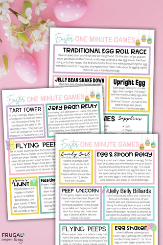 Easter One Minute Games