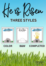 Load image into Gallery viewer, He is Risen Handprint Art