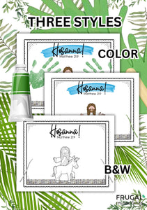 Hosanna! Palm Sunday Handprint Art