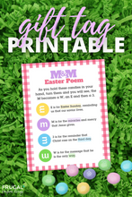 Load image into Gallery viewer, Easter M&amp;M Poem