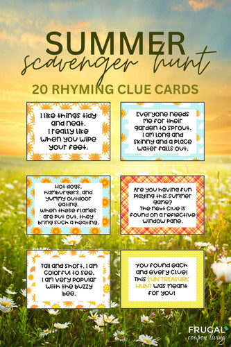 Summer Scavenger Hunt (Indoor & Outdoor)
