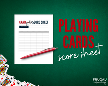 Load image into Gallery viewer, 20 Playing Card Games Printable
